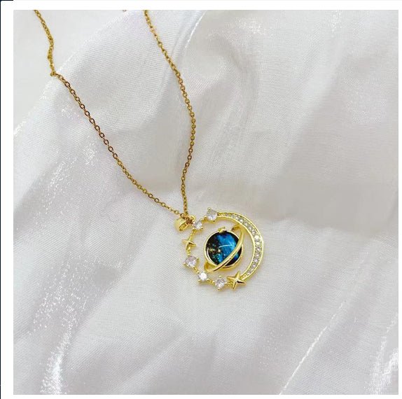 Luxury Elegant Micro - pave Zircon Necklace For Women - Zambeel