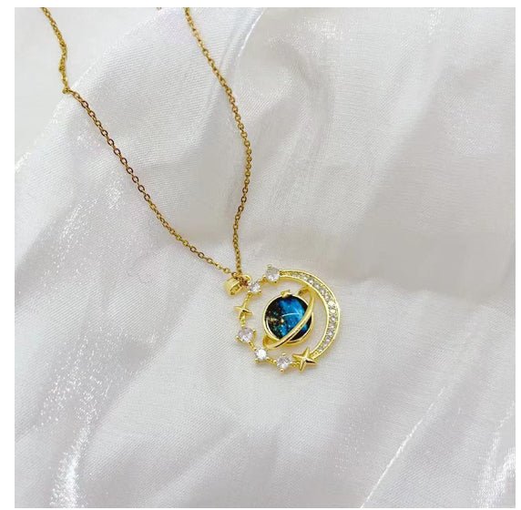 Luxury Elegant Micro - pave Zircon Necklace For Women - Zambeel