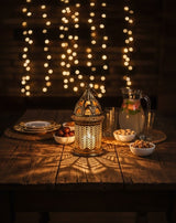 Luxury Golden Hanging Candle Lantern - Zambeel