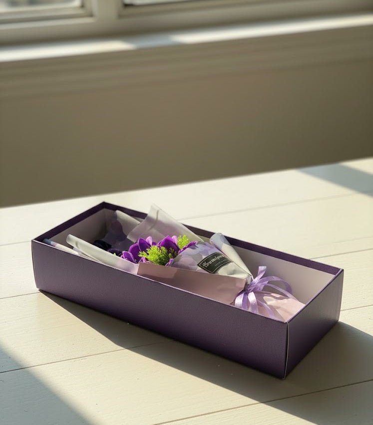 Luxury Purple Rose Flower Bouquet - Zambeel