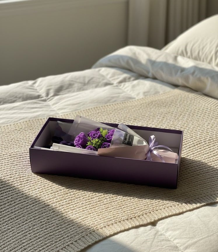 Luxury Purple Rose Flower Bouquet - Zambeel