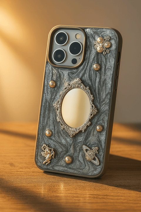 Luxury Retro Mirror iPhone Case - Zambeel