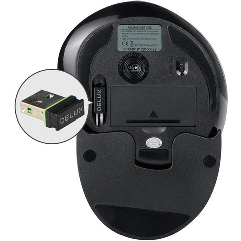 M 618 Wireless Vertical Mouse - Zambeel