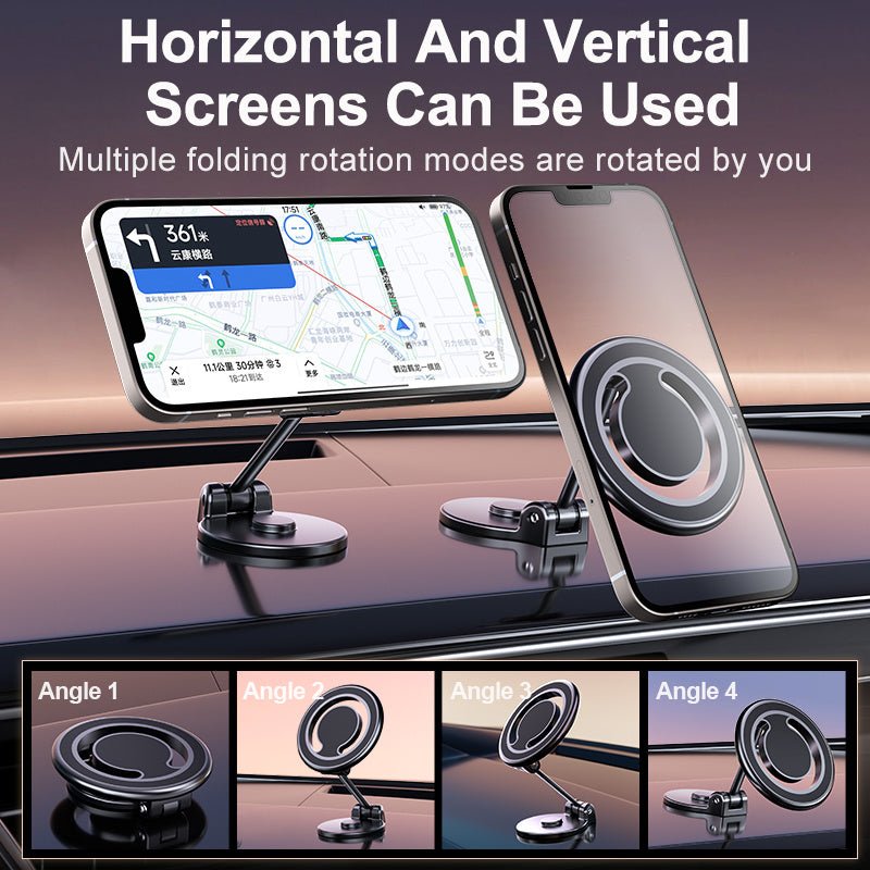 Magnetic Phone Holder For Car, Powerful Magnets Military Grade Suction Car Phone Holder Mount Dashboard Windshield Cell Phone Holder Phone Stand For Car Android Automobile Cradle - Zambeel