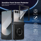 Magnetic Ring Kickstand Case with Tempered Glass - Zambeel
