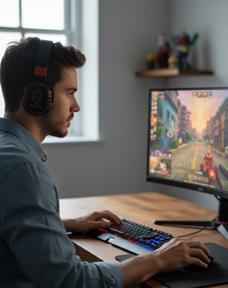 Marvel Wireless Gaming Headset with LED Light - Zambeel