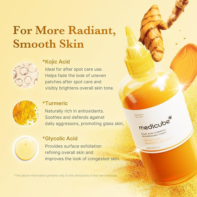Medicube - Kojic Acid Turmeric Resurfacing Toner (Original) - Zambeel