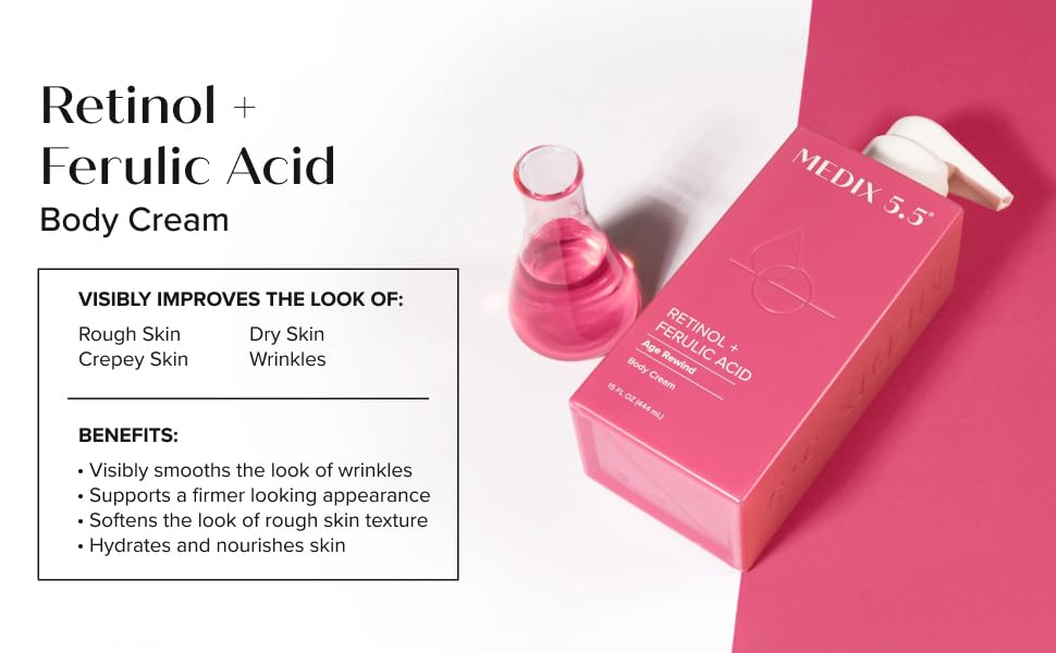 Medix 5.5 - Retinol + Ferulic Acid Age Rewind Body Cream - Zambeel