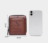 Men's Anti - theft Brush Portable Multifunctional Small Wallet - Zambeel