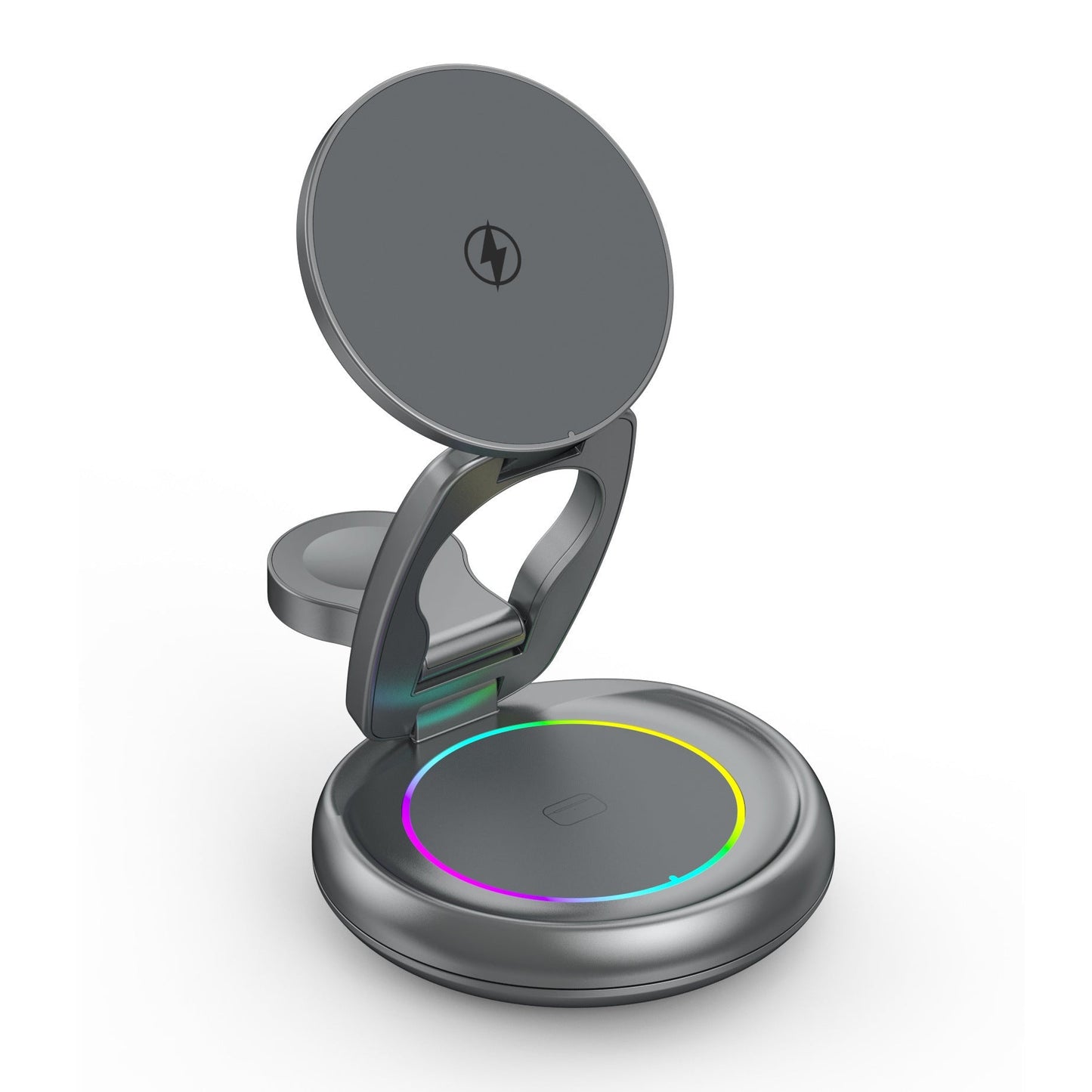 Metal 3 In 1 Wireless Rotatable Charger Bracket - Zambeel