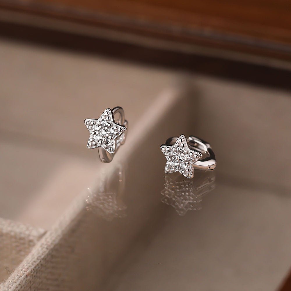 Micro Inlaid Zircon XINGX Earrings For Women - Zambeel
