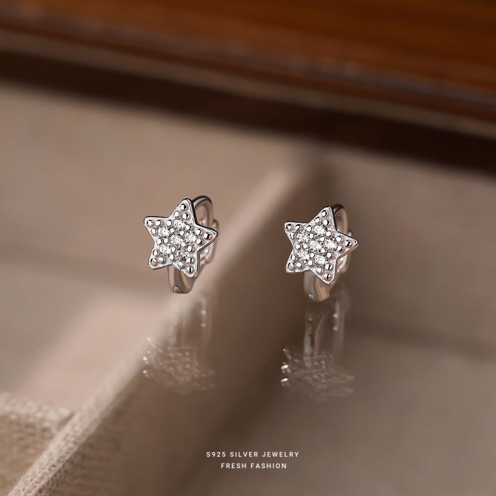 Micro Inlaid Zircon XINGX Earrings For Women - Zambeel