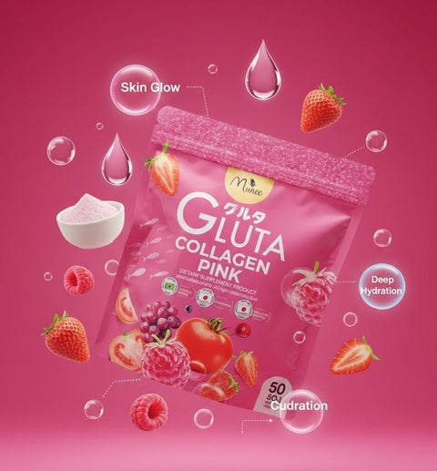 Minee - Gluta Collagen Pink Dietary Supplement - Zambeel