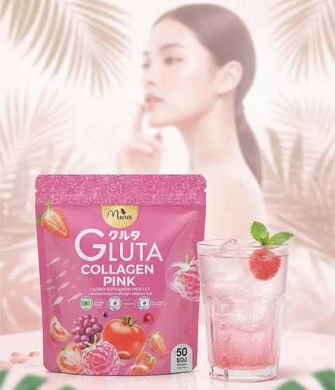 Minee - Gluta Collagen Pink Dietary Supplement - Zambeel