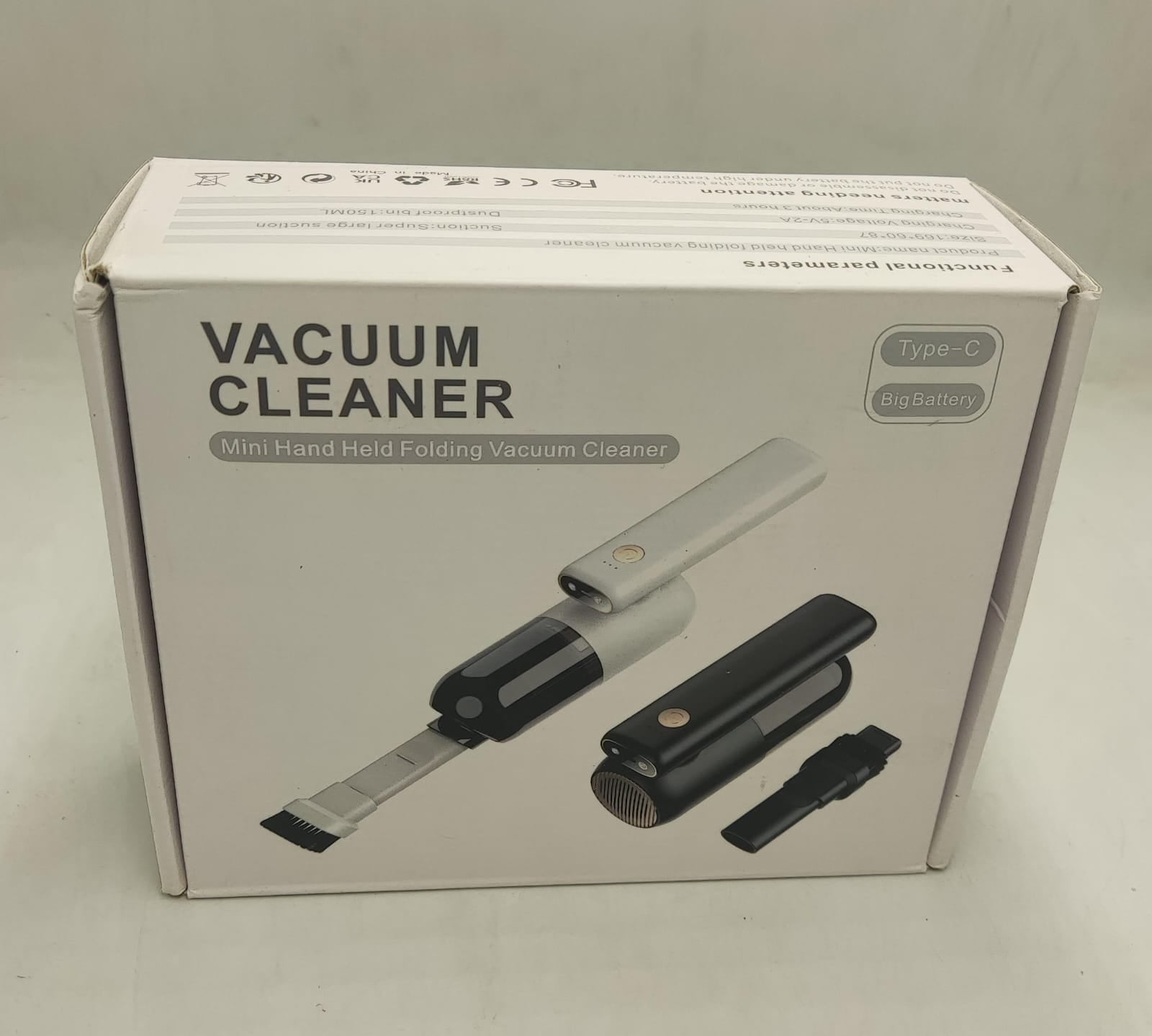 Mini Handheld Folding Vacuum Cleaner - Zambeel