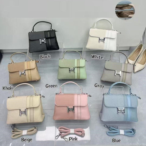 Mini Textured Flap Bag For Female - Zambeel