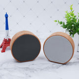Mini Wood Bluetooth Speaker Portable Outdoor Wireless Support AUX TF - Zambeel