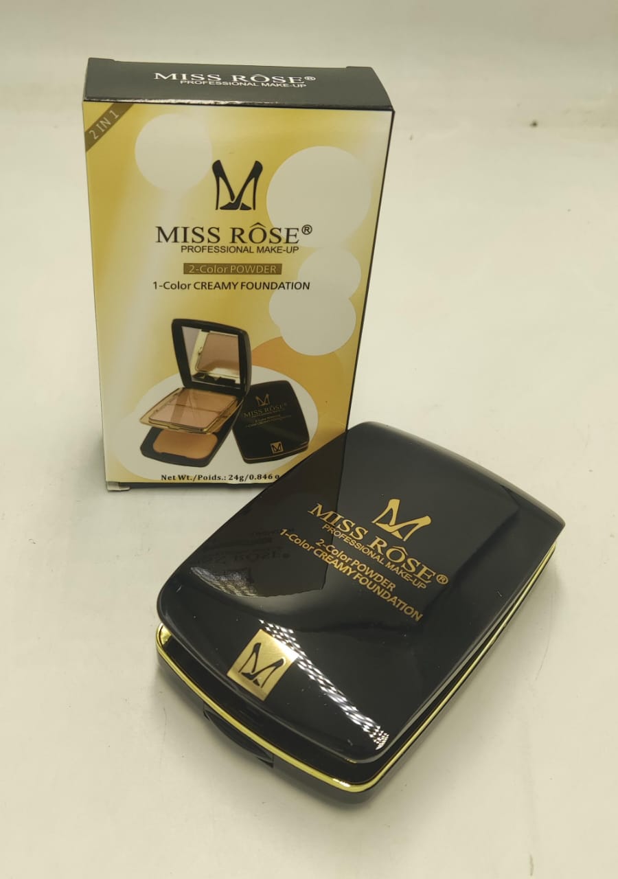 Miss Rose - 2 - in - 1 Compact Powder - Zambeel