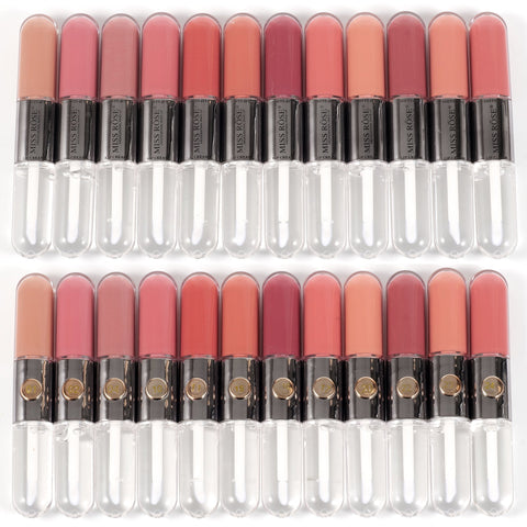 Miss Rose - 2 - in - 1 Lip Gloss & Lip Oil (Original) - Zambeel