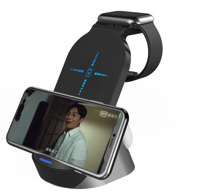 Mobile Phone Watch Earphone Charging Stand 15W Fast Charging Base - Zambeel