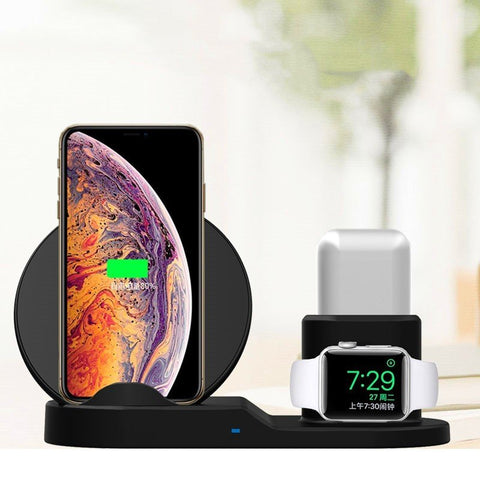 Mobile Phone Wireless Three In One Charger - Zambeel