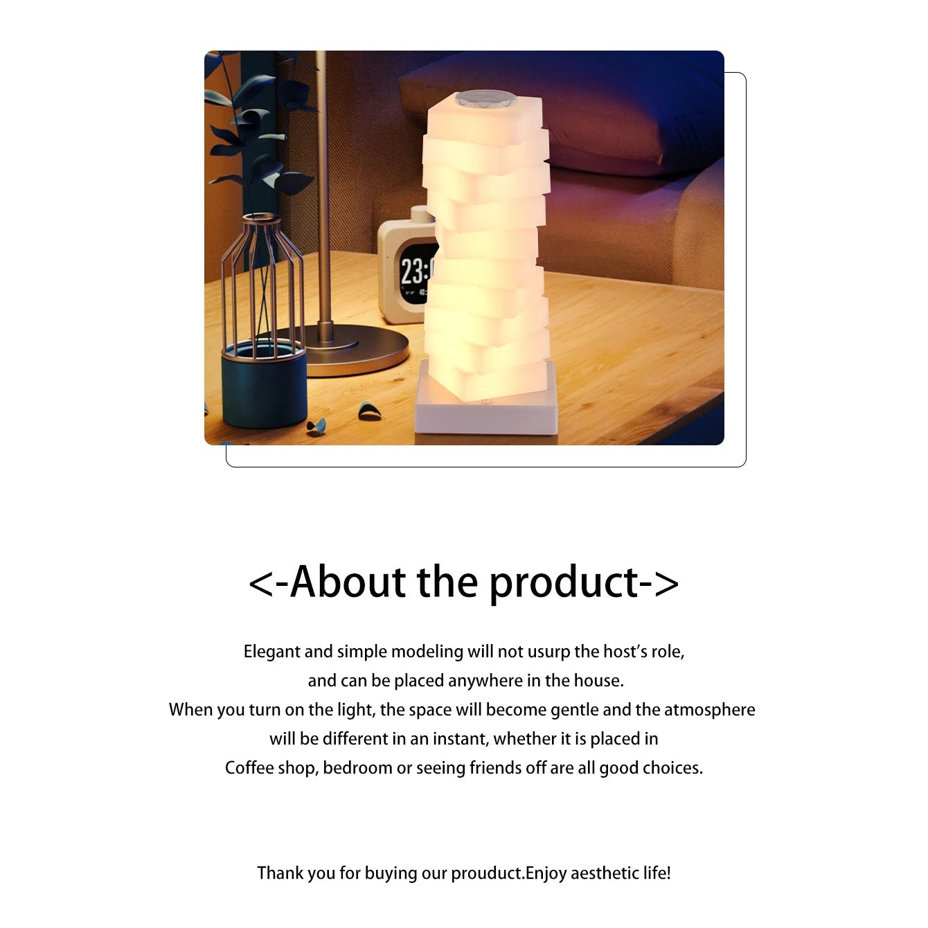 Modern LED Table Lamp - Zambeel