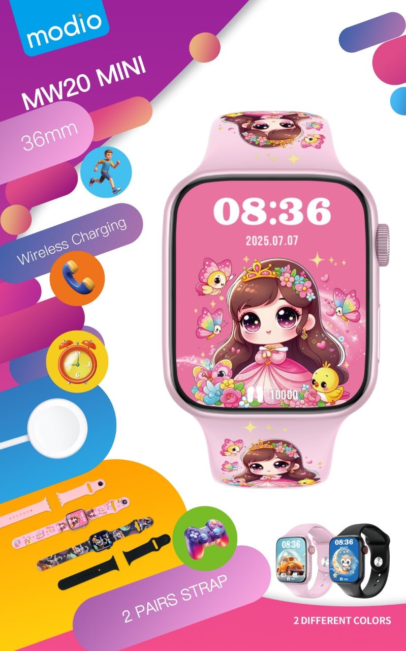 Modio - MW20 Mini Kids Smart Watch - Zambeel