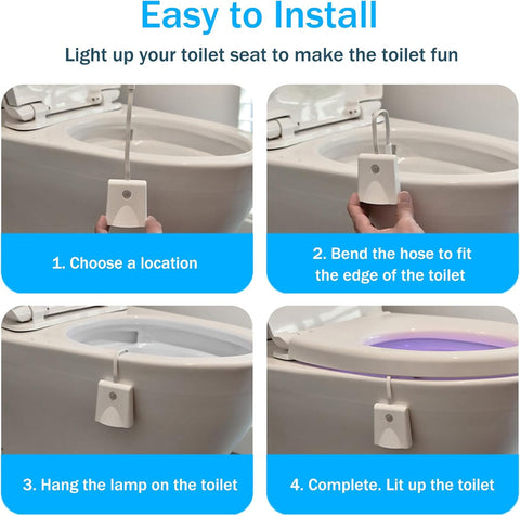Motion Sensor LED Toilet Light - Zambeel
