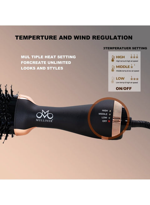 MULLINER - Keratin Hot Air Brush - Zambeel