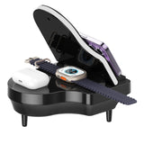 Multi - function Bluetooth Speaker 3 In 1 Wireless Charger With Mobile Phone Holder - Zambeel