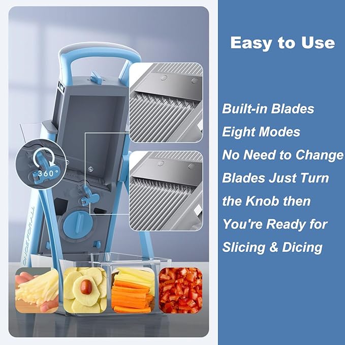 Multi - Function Vegetable Cutter with Storage Box - Zambeel