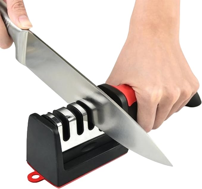 Multi - Slot Knife Sharpener with Handle - Zambeel