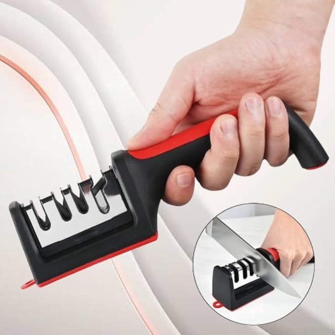 Multi - Slot Knife Sharpener with Handle - Zambeel