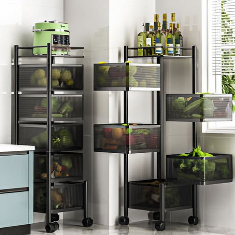 Multi - Tier Rolling Storage Cart © - Zambeel