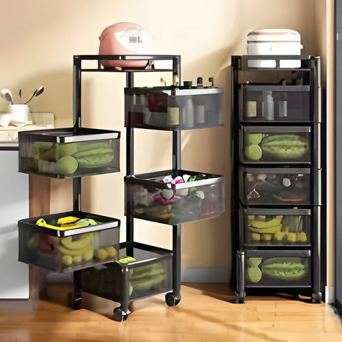 Multi - Tier Rolling Storage Cart © - Zambeel