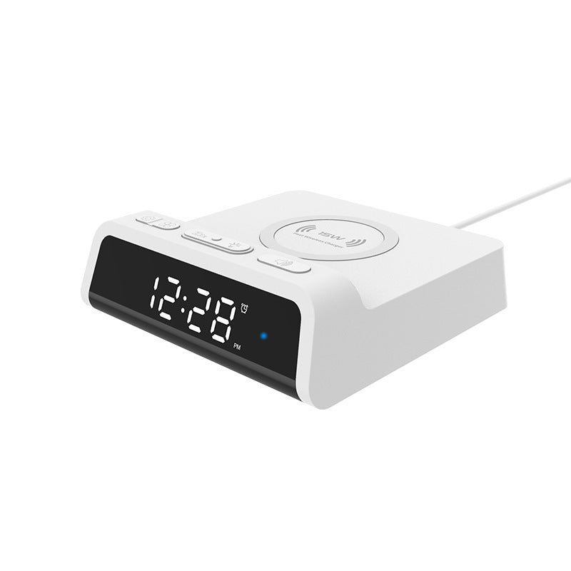 Multifunctional 15W Wireless Charger Clock Alarm Clock Factory Private Model - Zambeel