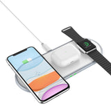 Multifunctional Three - in - one 10W Wireless Fast Charging Mobile Phone Holder - Zambeel