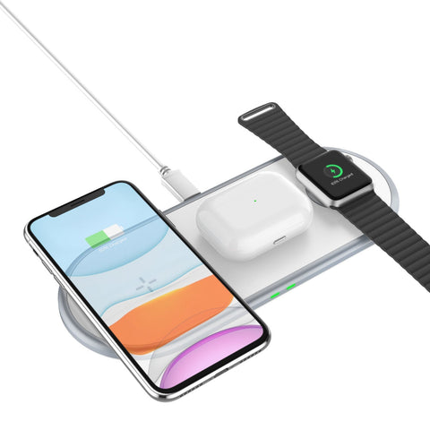 Multifunctional Three - in - one 10W Wireless Fast Charging Mobile Phone Holder - Zambeel