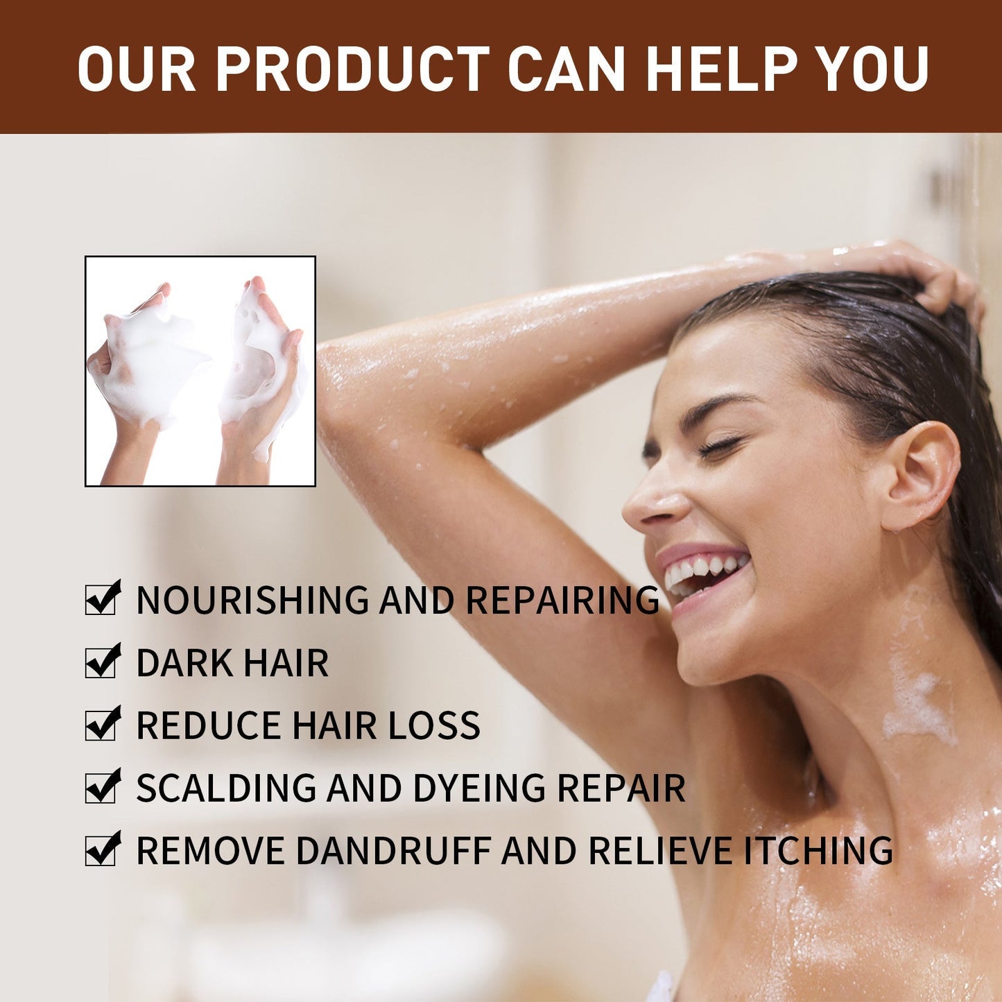 Natural Darkening Polygonum Hair Soap - Zambeel