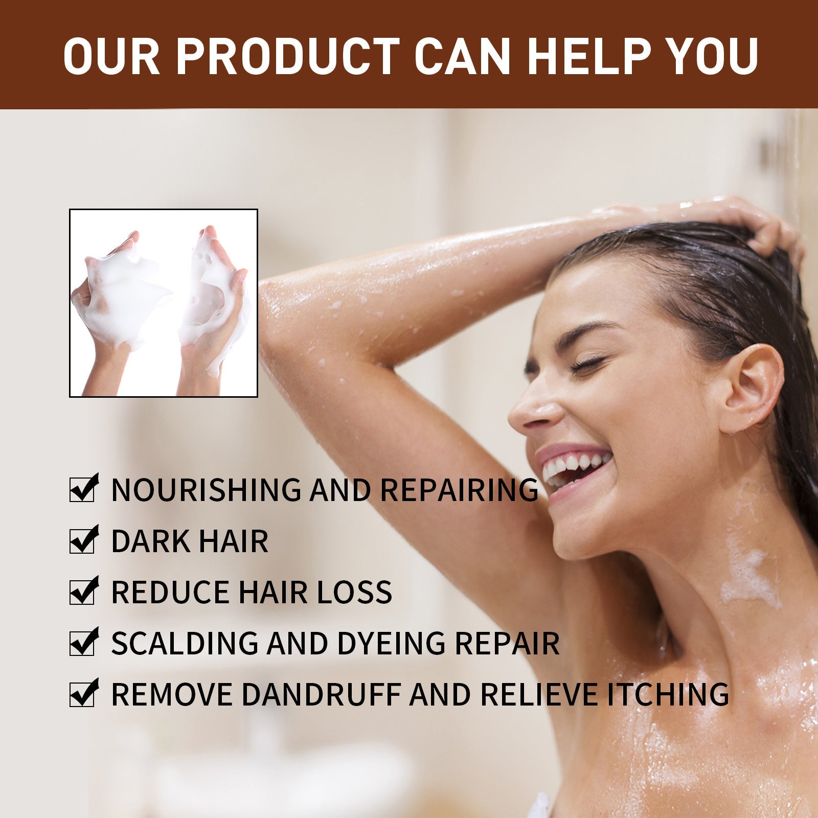 Natural Darkening Polygonum Hair Soap - Zambeel