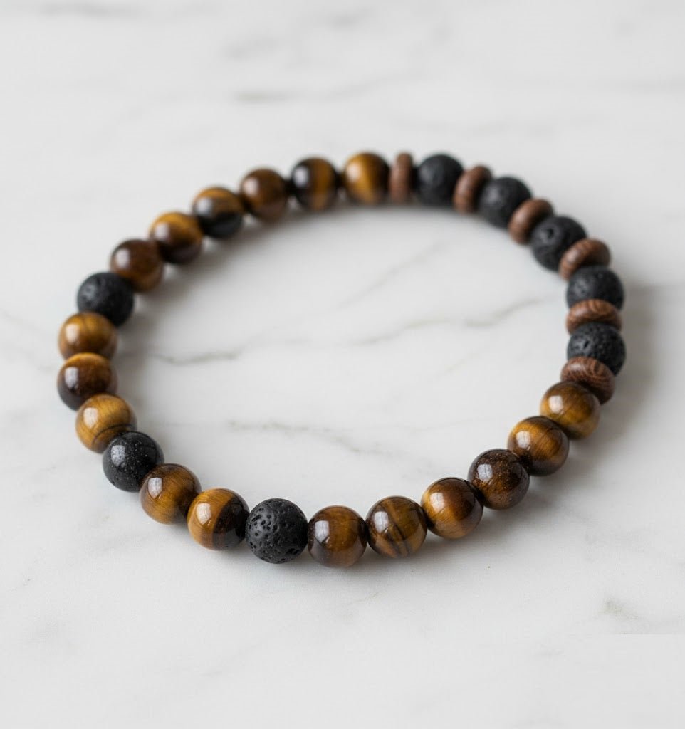 Natural Stone Beaded Bracelet - Zambeel