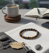 Natural Stone Beaded Bracelet - Zambeel