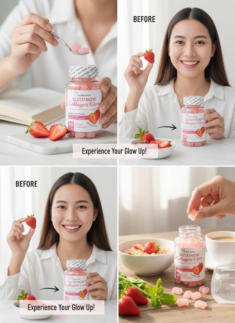 Nature Glow - Glutathione Collagen Glow Gummies (Original) - Zambeel
