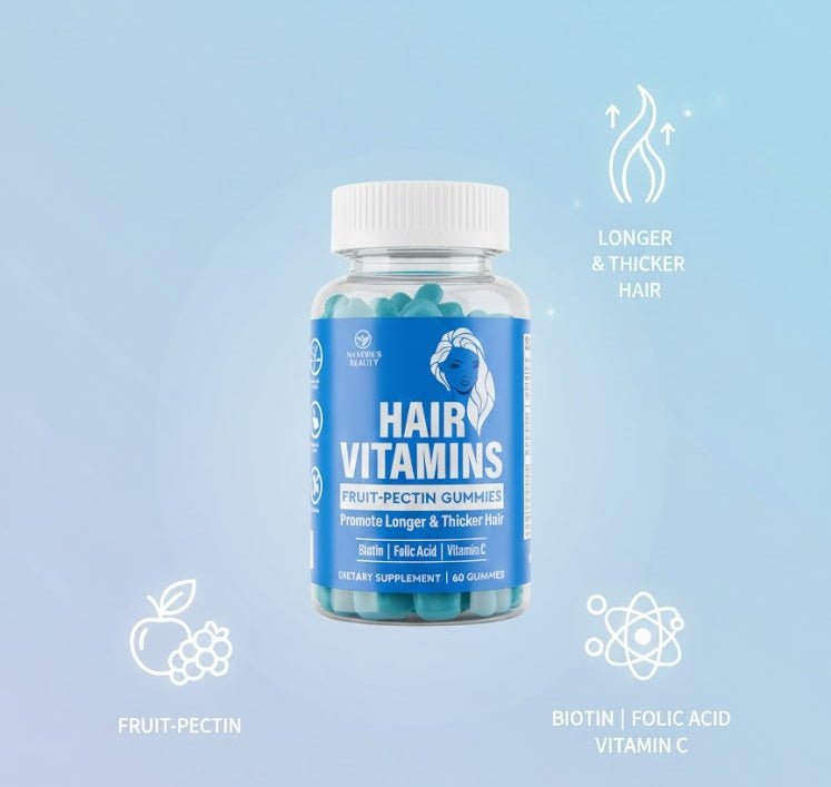 Nature’s Beauty - Hair Vitamins Fruit - Pectin Gummies (Original) - Zambeel