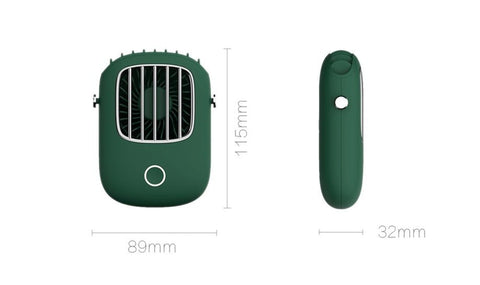 Neck Fan Portable Mini Usb Fan 5V Air Cooler Rechargeable Ventilador Small Travel Handheld Electric Fan Silent Cooling For Home - Zambeel