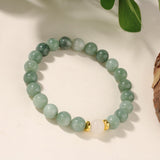 New European And American - style Green Jadeite Natural Stone Bracelet - Zambeel