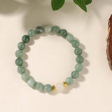 New European And American - style Green Jadeite Natural Stone Bracelet - Zambeel