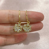 New Flower Short Earrings Sweet Fashion - Zambeel