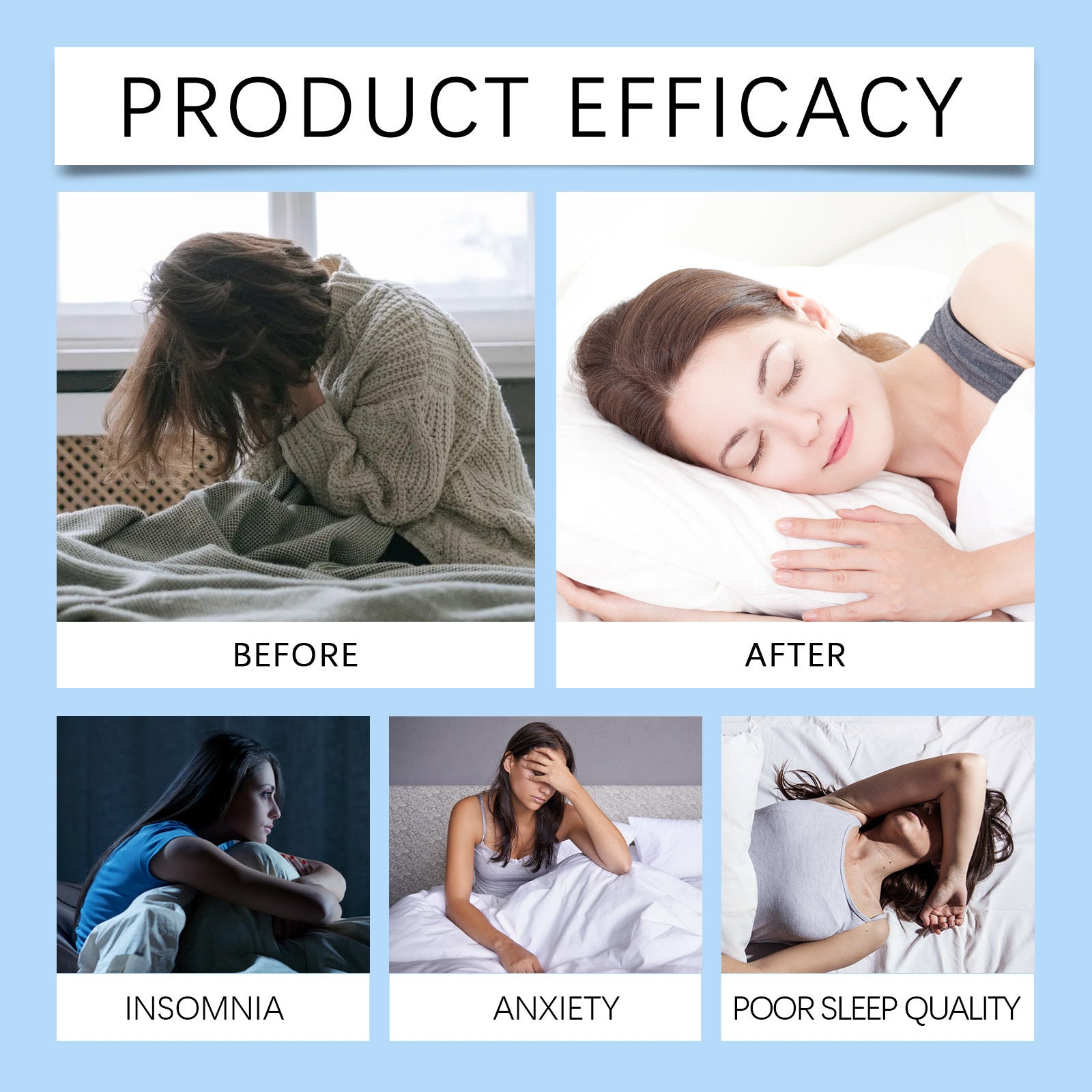 Night Care Relieve Discomfort Sleep Essential Oil Spray - Zambeel