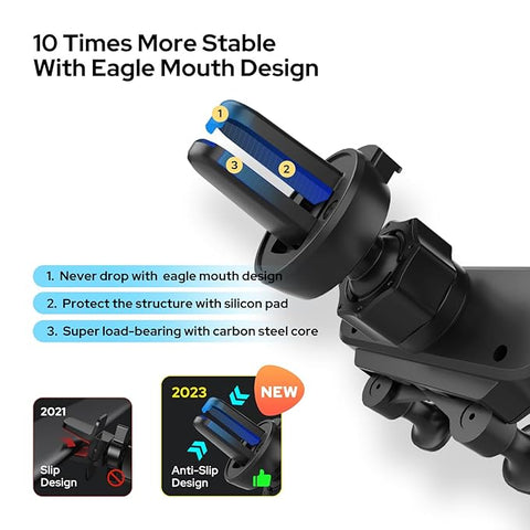Nitu - Gravity Damping Bracket Car Phone Holder - Zambeel